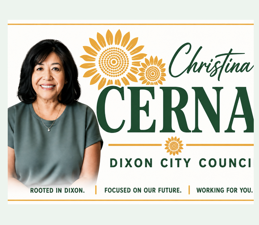 Christina Cerna campaign sign
